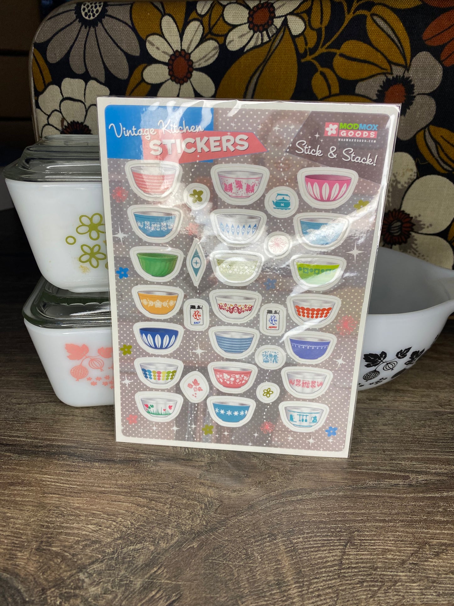 30 Pyrex Stickers