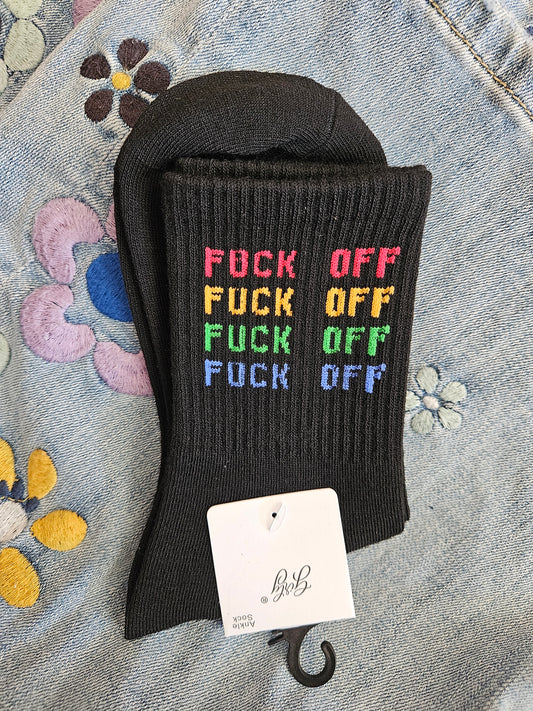 Ankle "F*$& Off" Socks