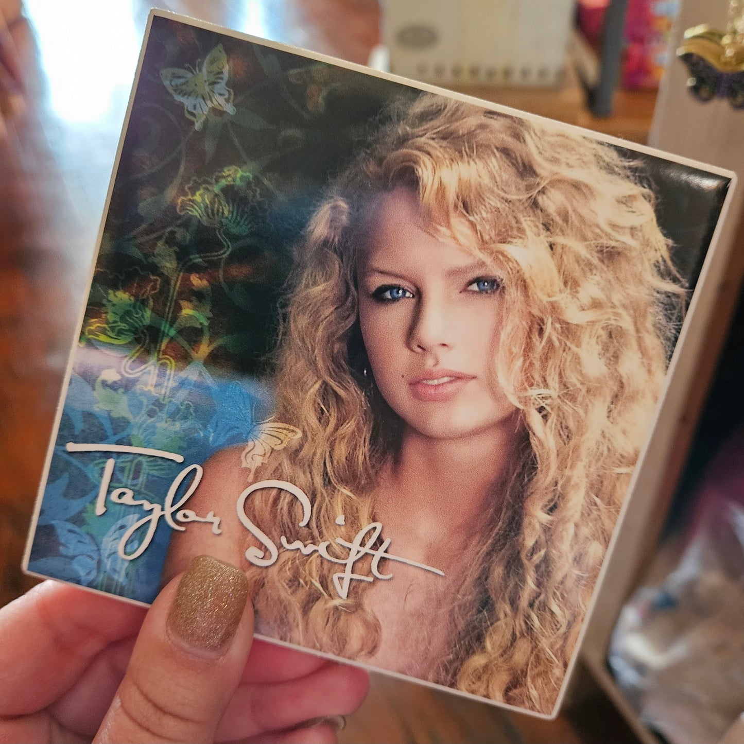 Taylor album coaster