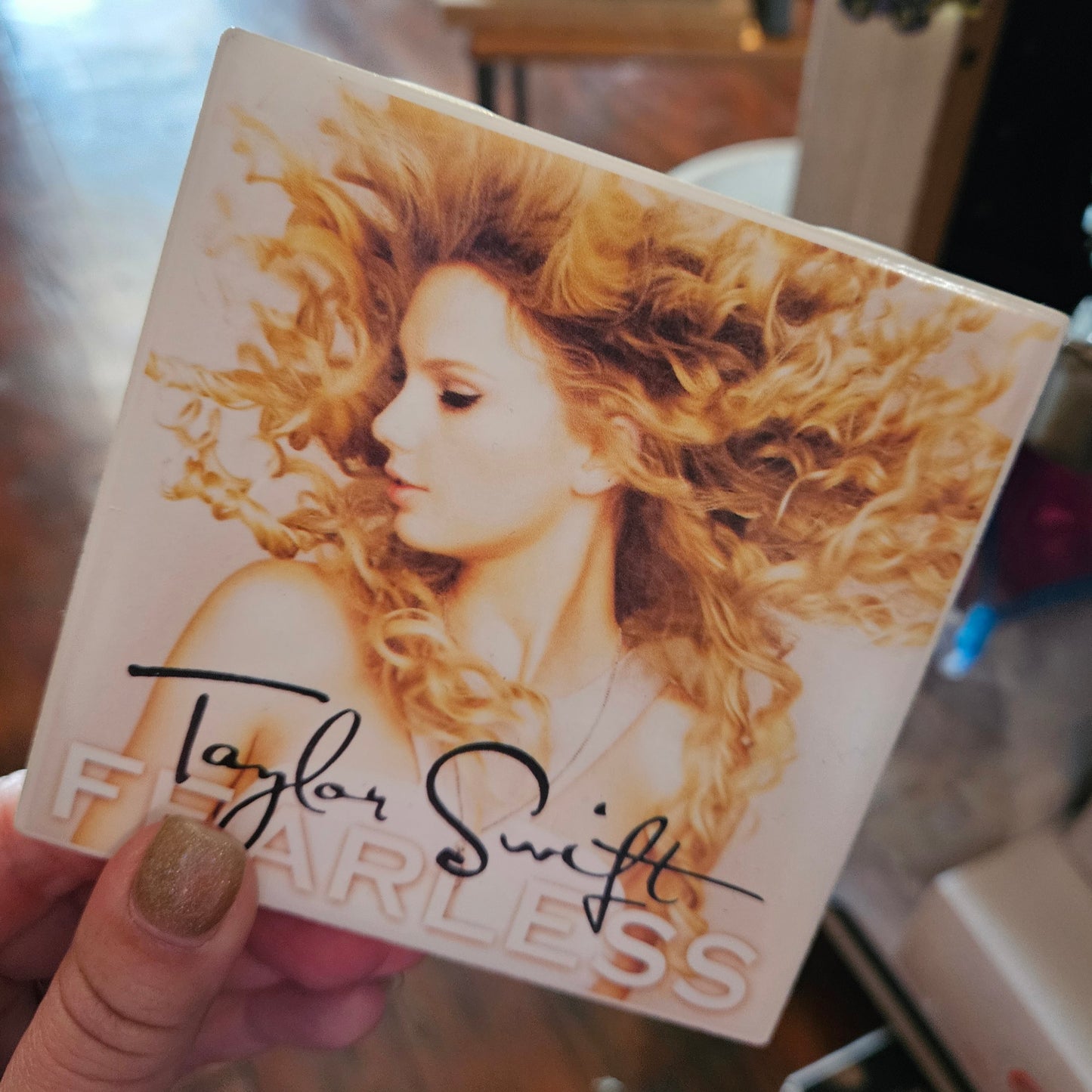 Taylor album coaster