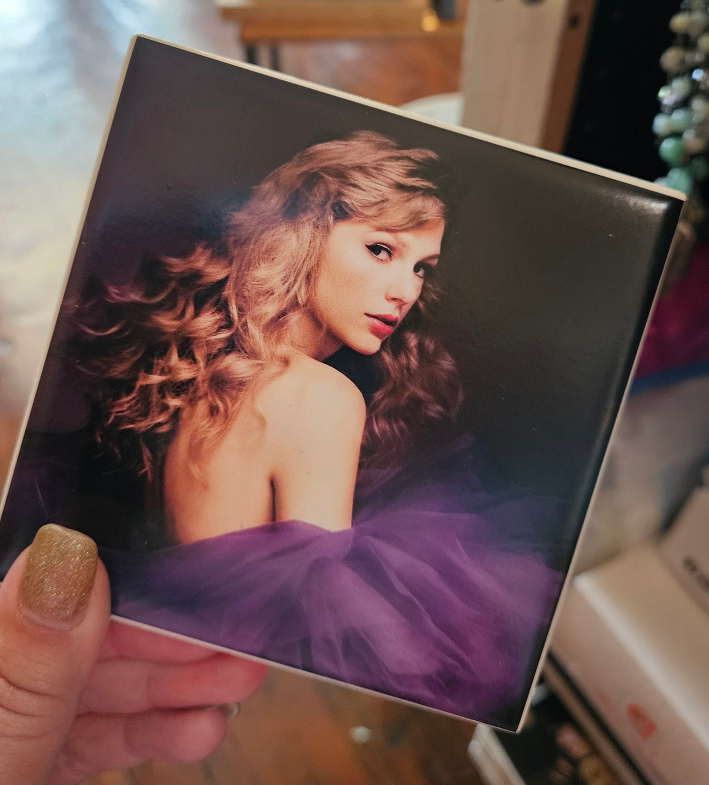 Taylor album coaster