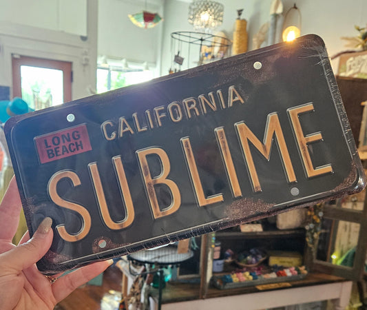 Sublime License Plate