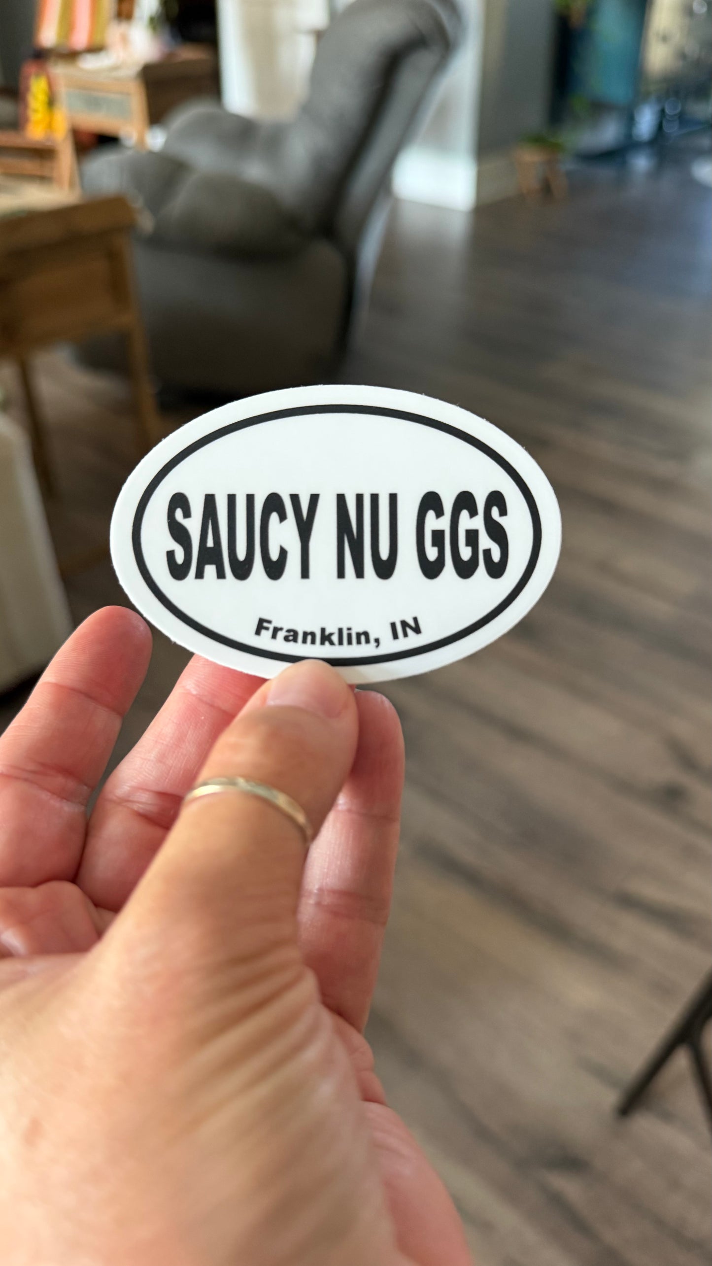 Saucy Nuggs Sticker