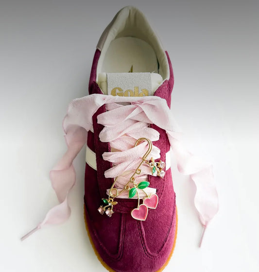 Pink lace and charms