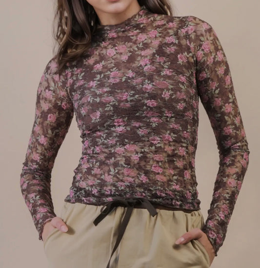 Sheer garden top