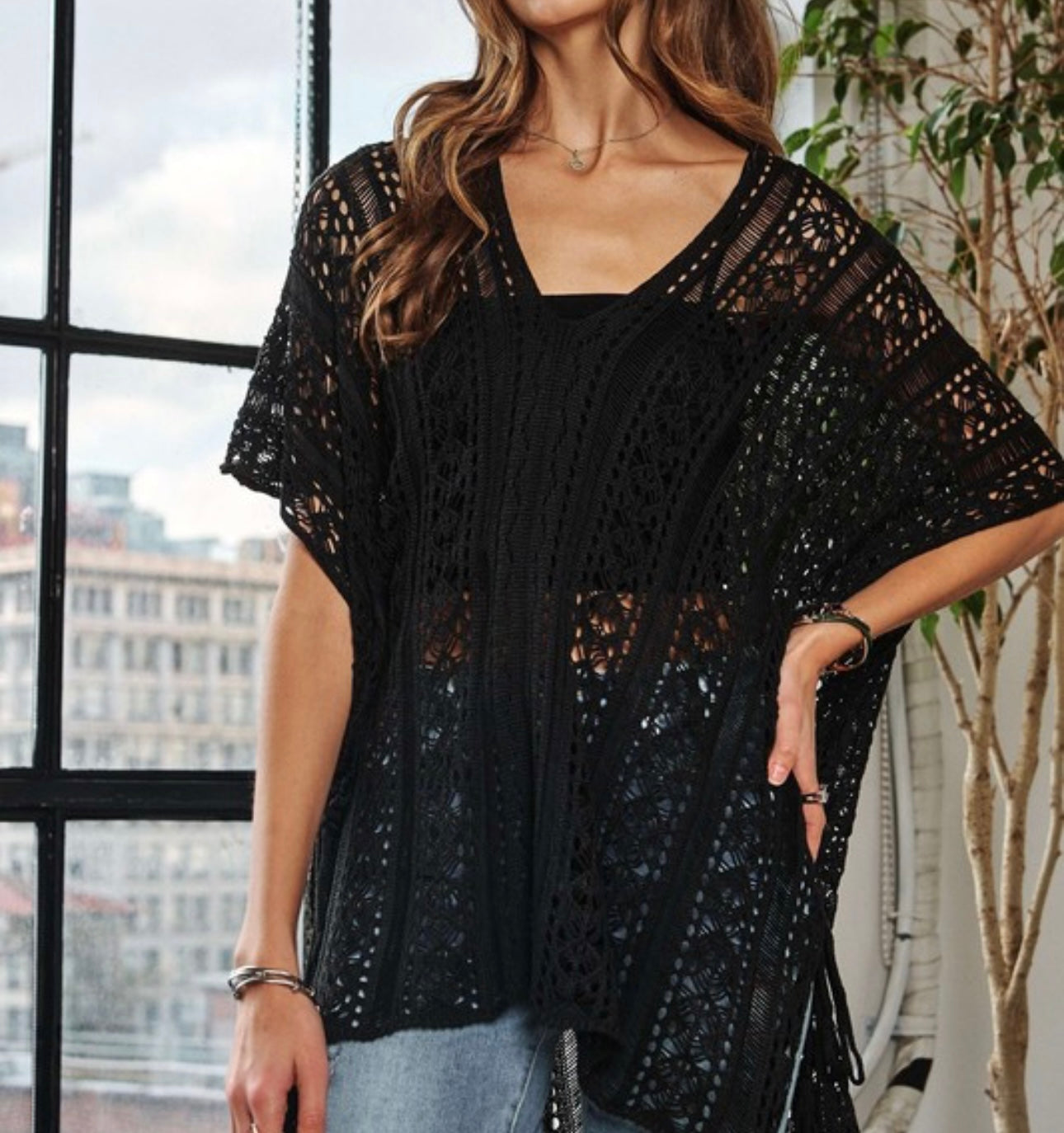 Crochet Poncho Tunic