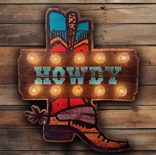 Cowboy Boot Marquee(in store)