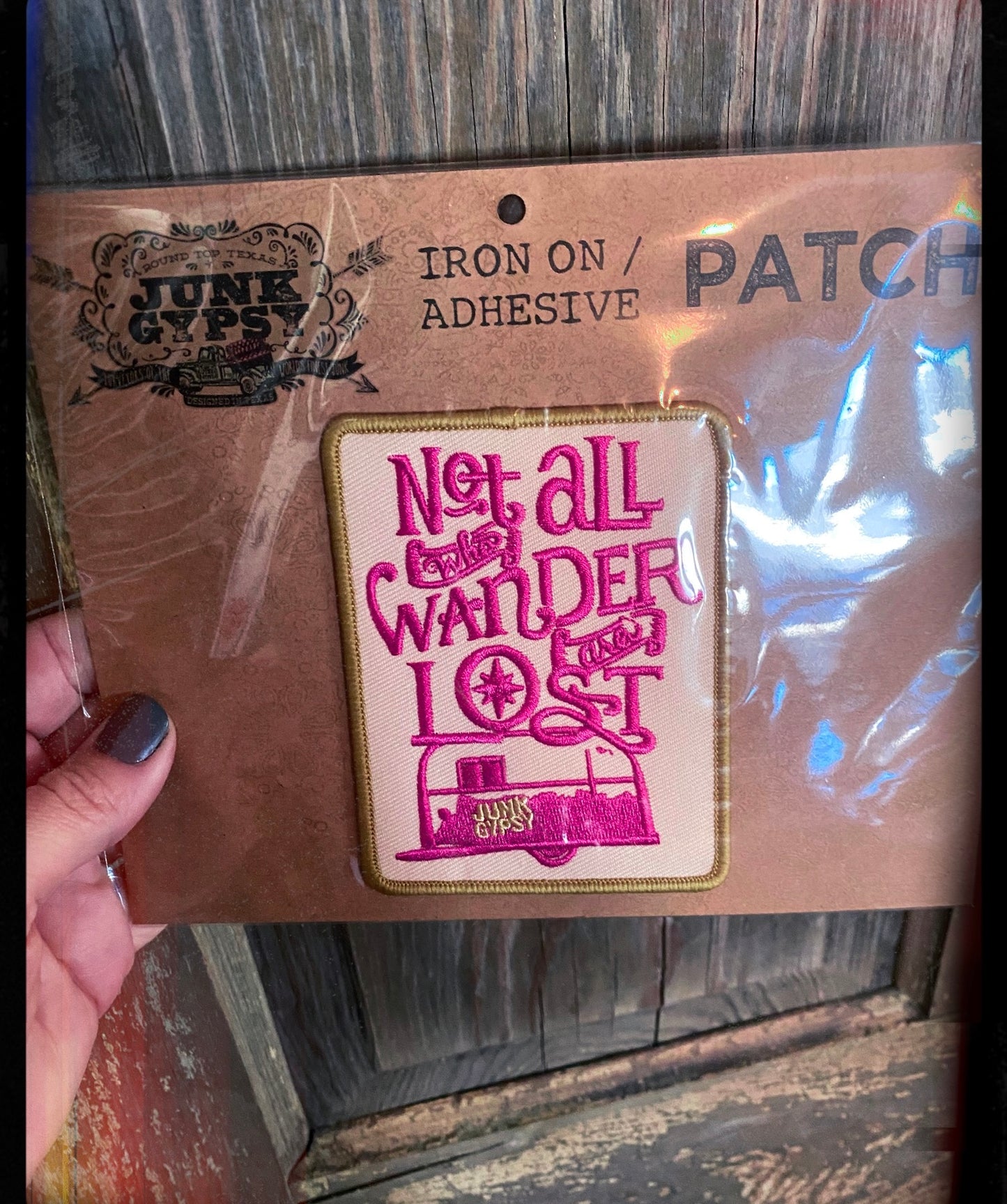 Not all who wander patch