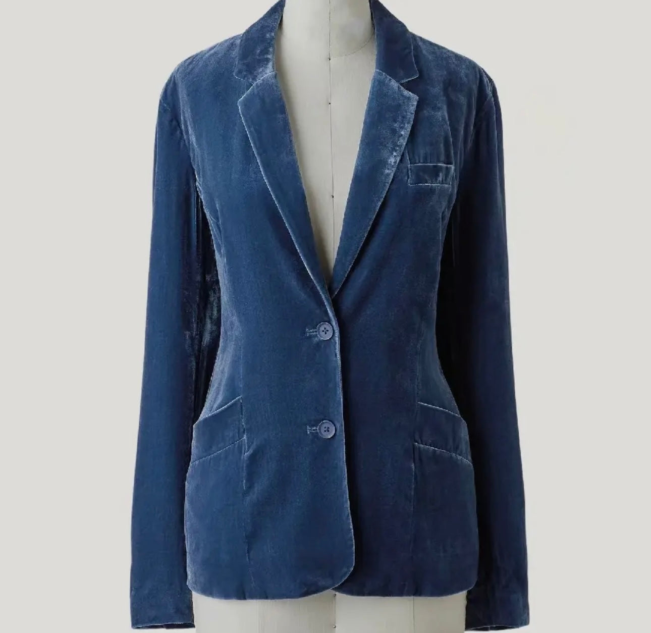 Blue Velvet Blazer