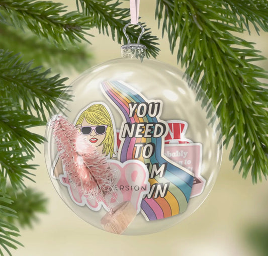 Taylor sticker ornament