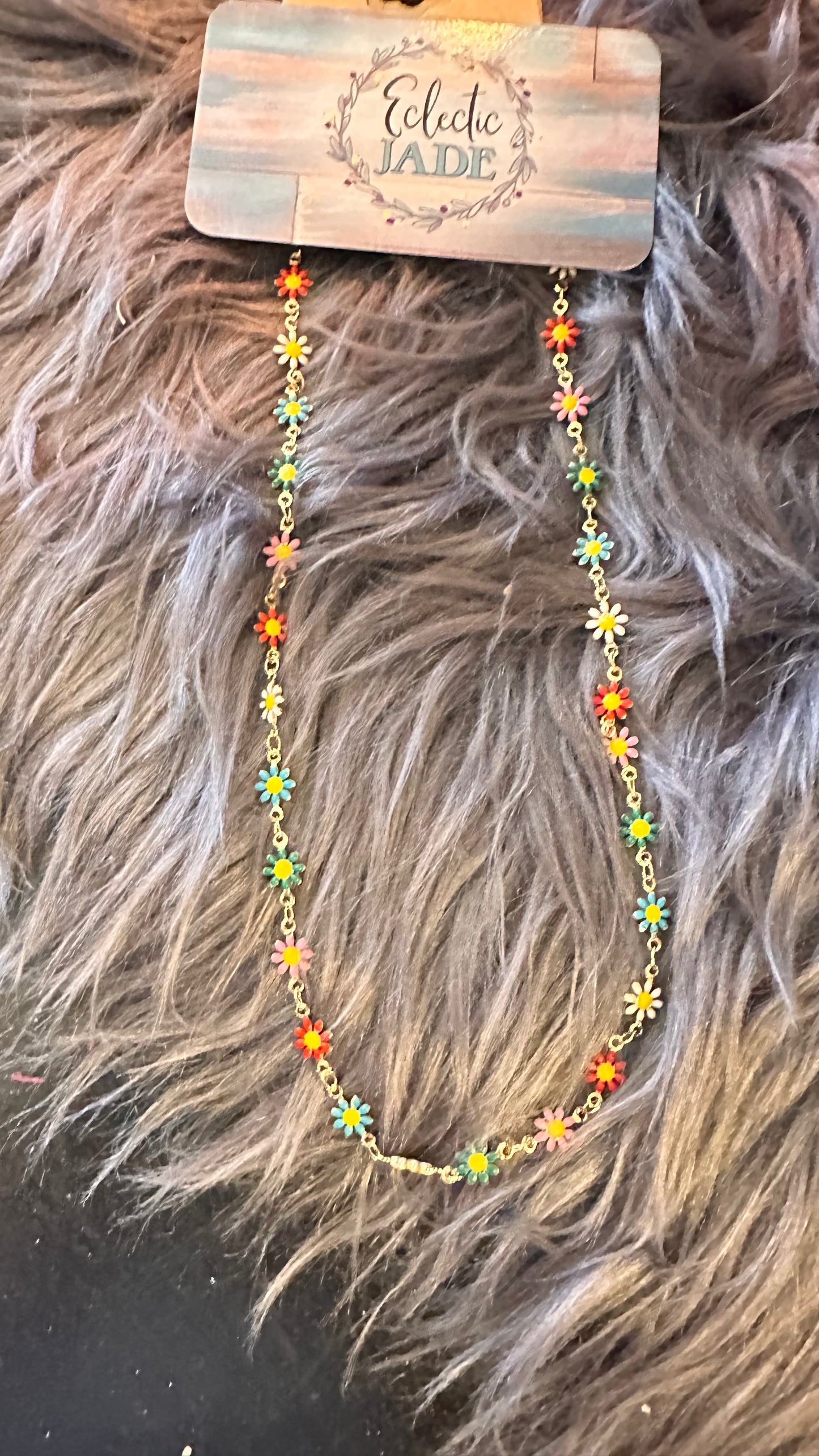 Field of flower necklace