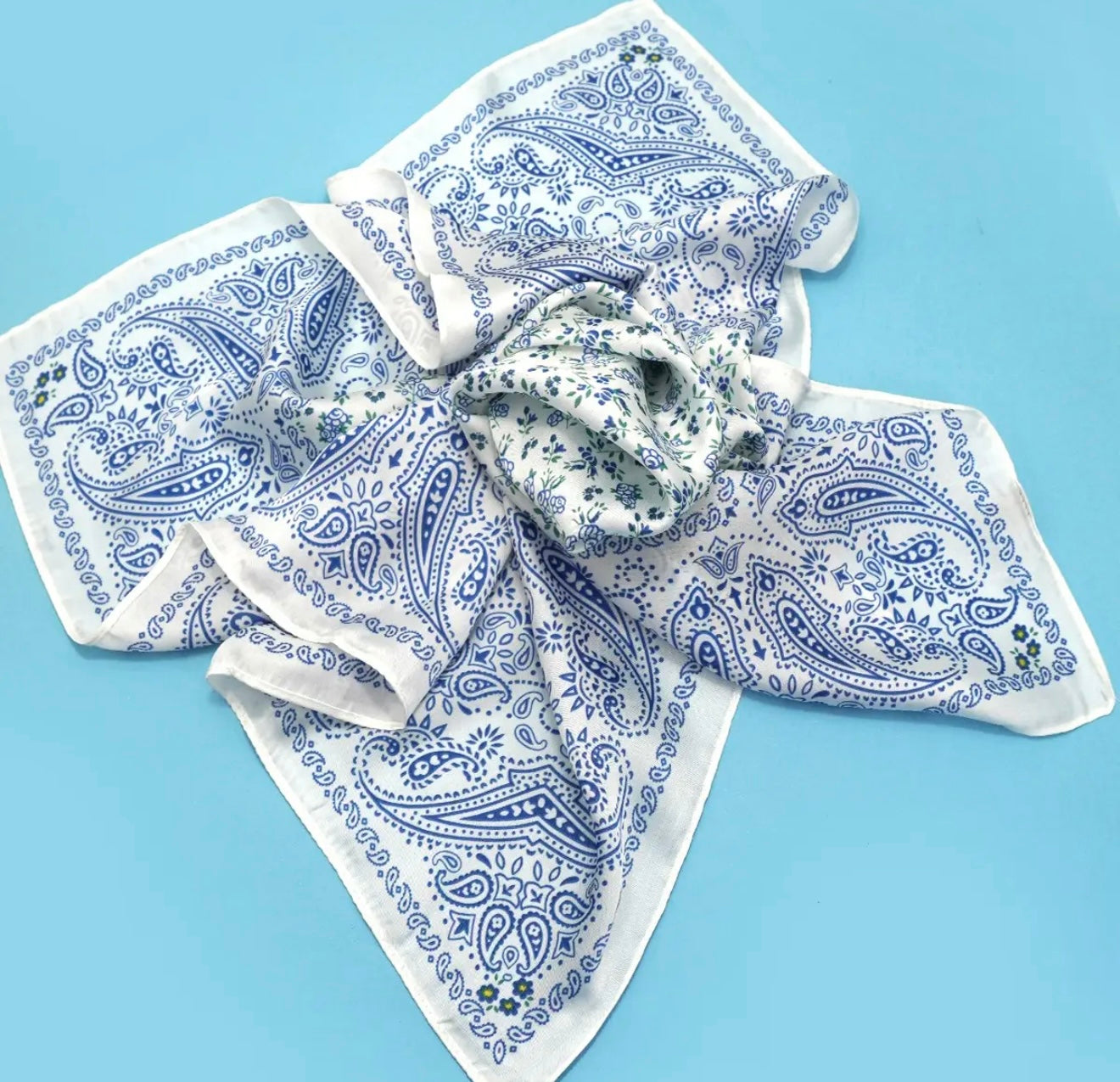 Blue bell bandana