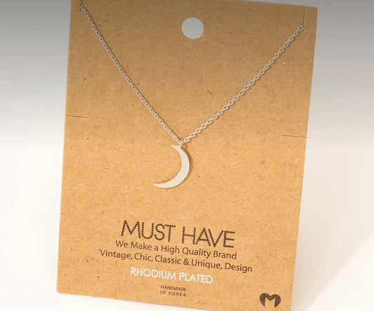 Moon crescent pendant