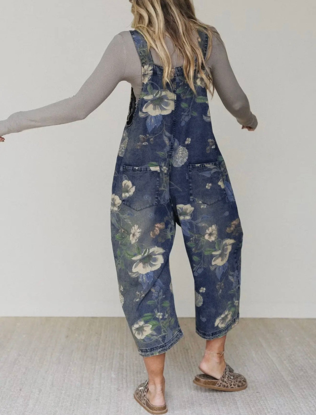 Maggie Floral Overalls