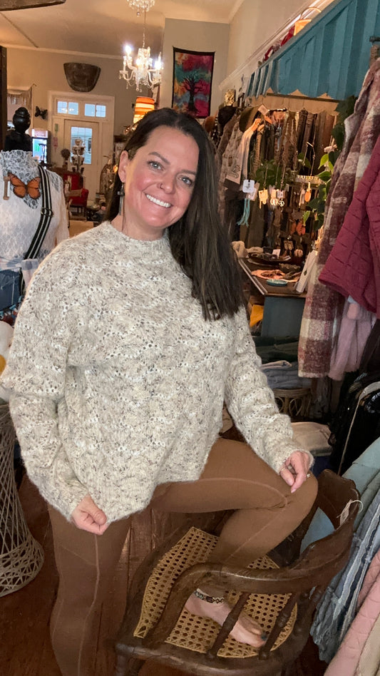 Oatmeal Waves Sweater