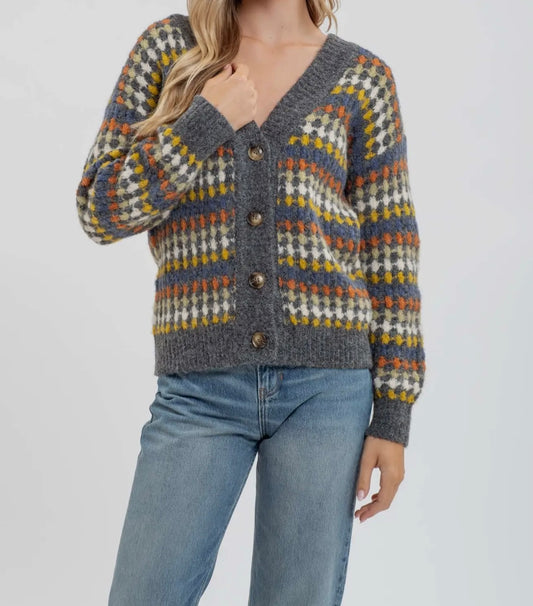 Blues cardigan