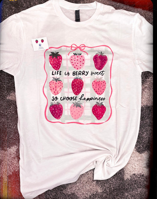 Strawberry tee