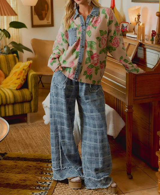 Sizzle denim pants