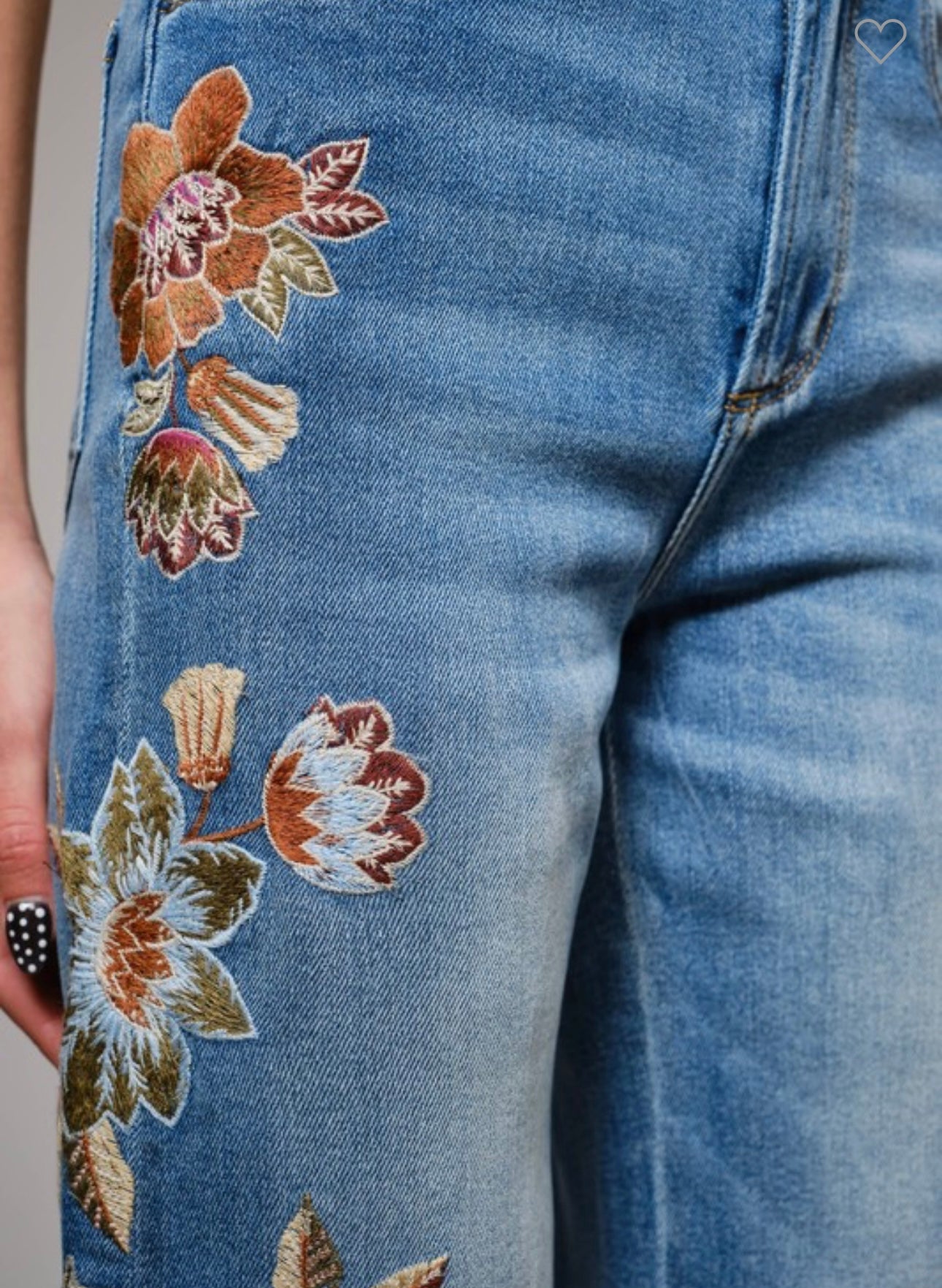 Embroidery Jean