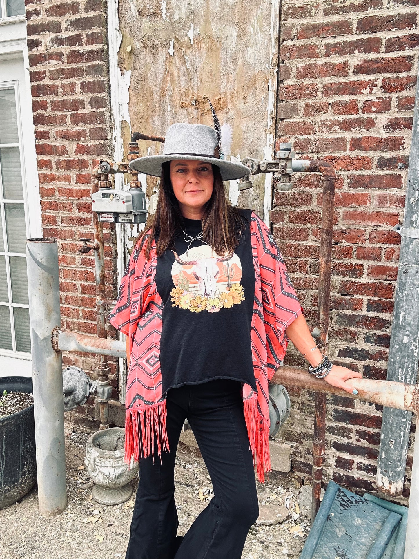 Feeling Fringy Poncho