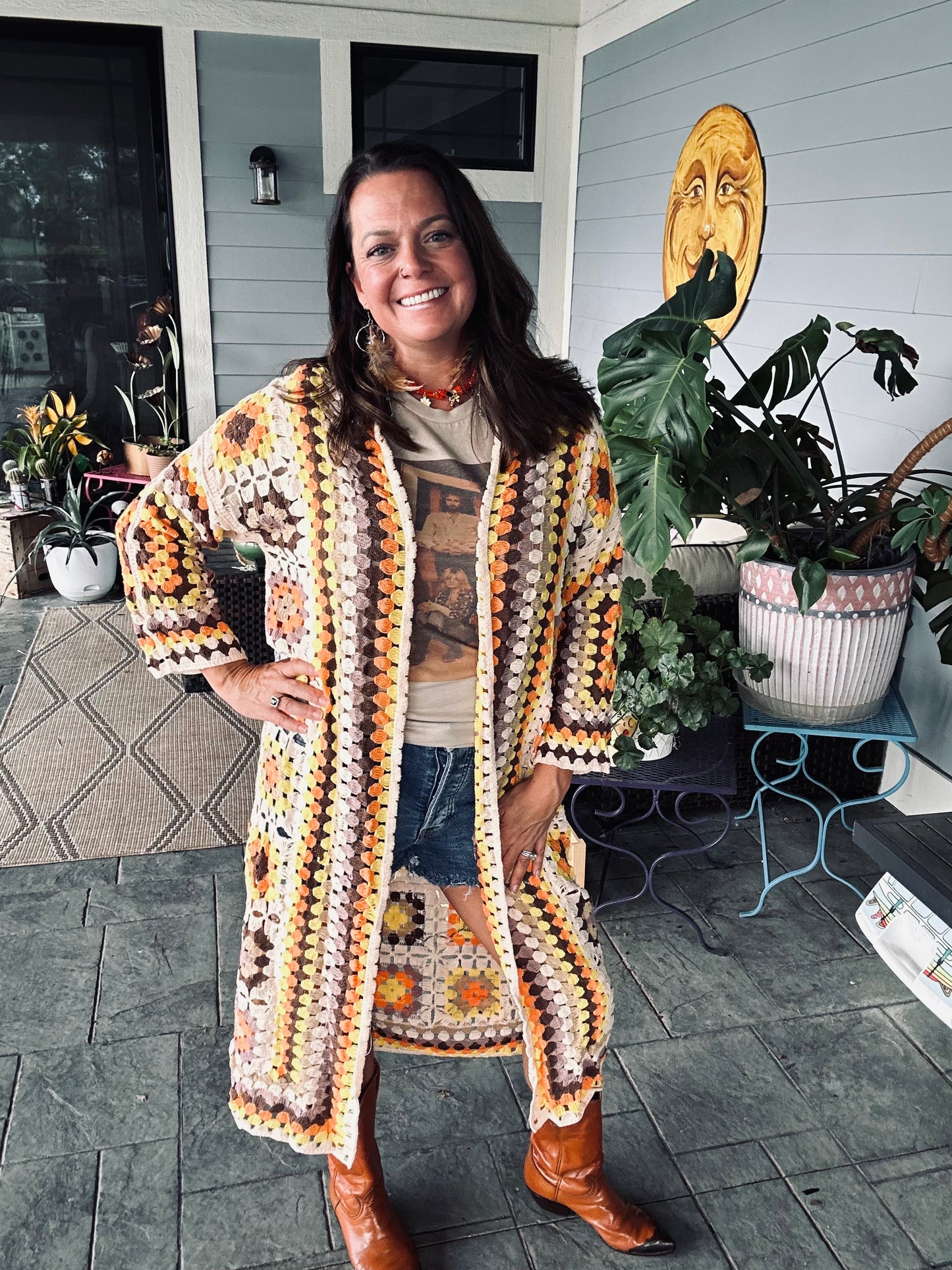 Candy Corn Cardi