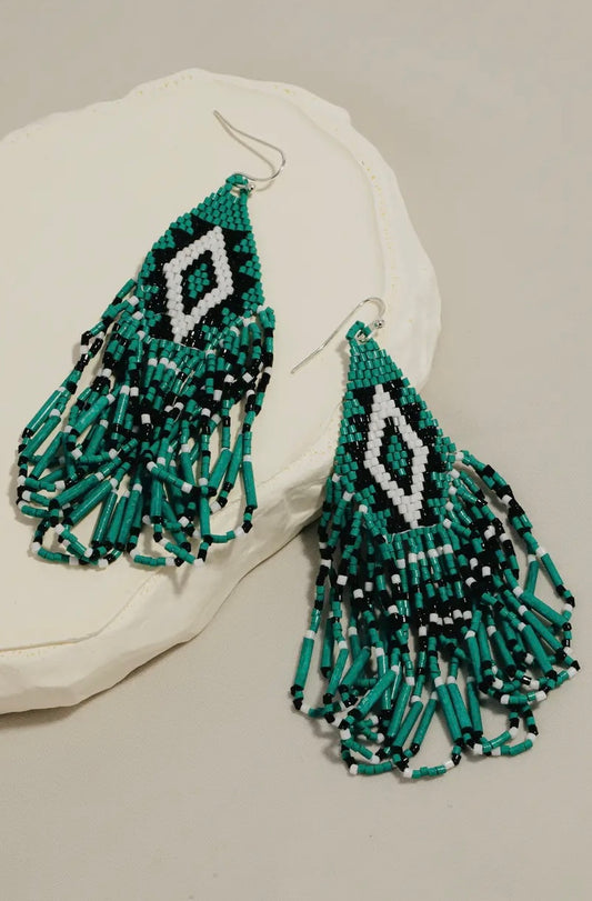 Triangle boho seed bead