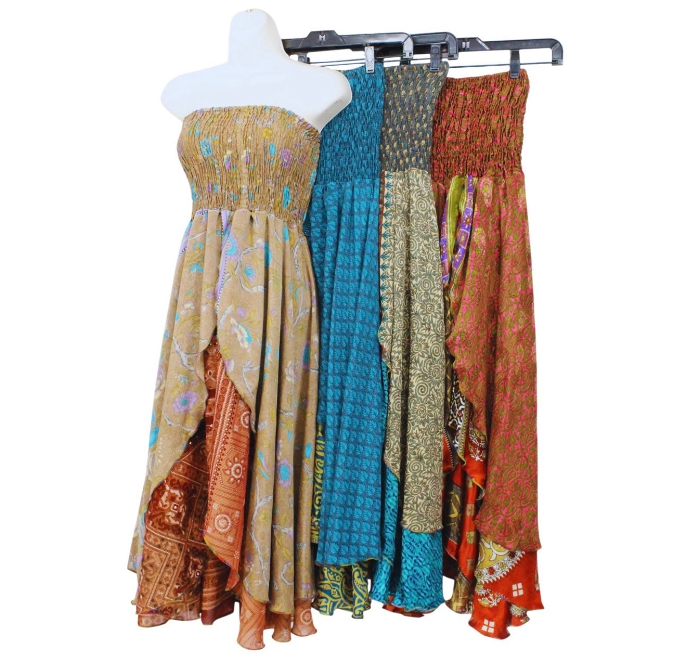 Sari Silk Dress