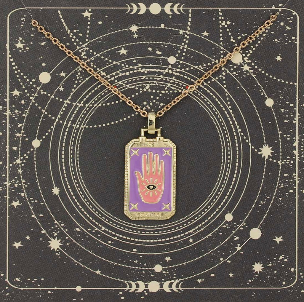 Good Fortune Tarot Card Necklace