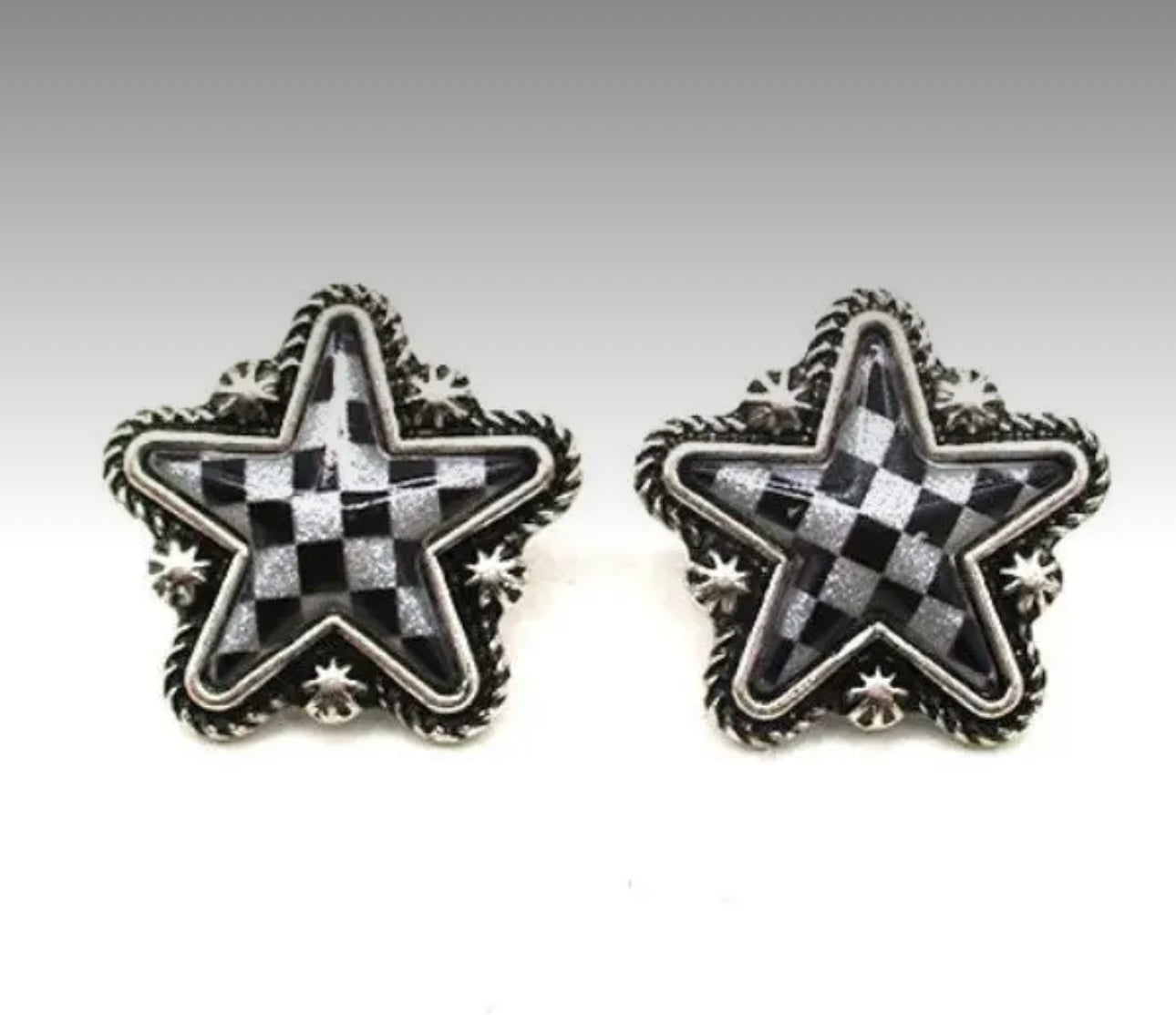 Check star stud