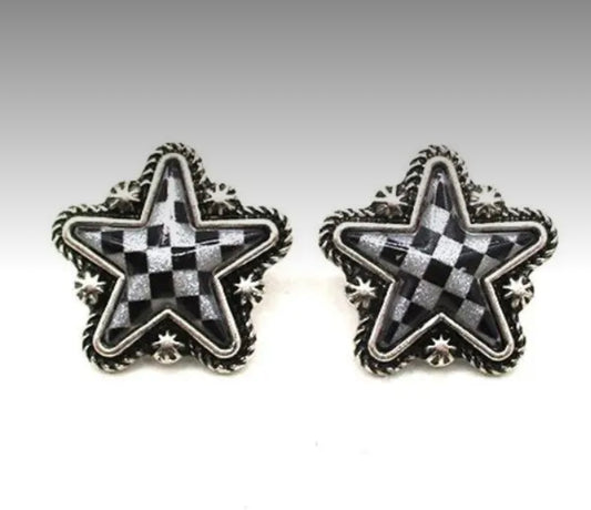 Check star stud
