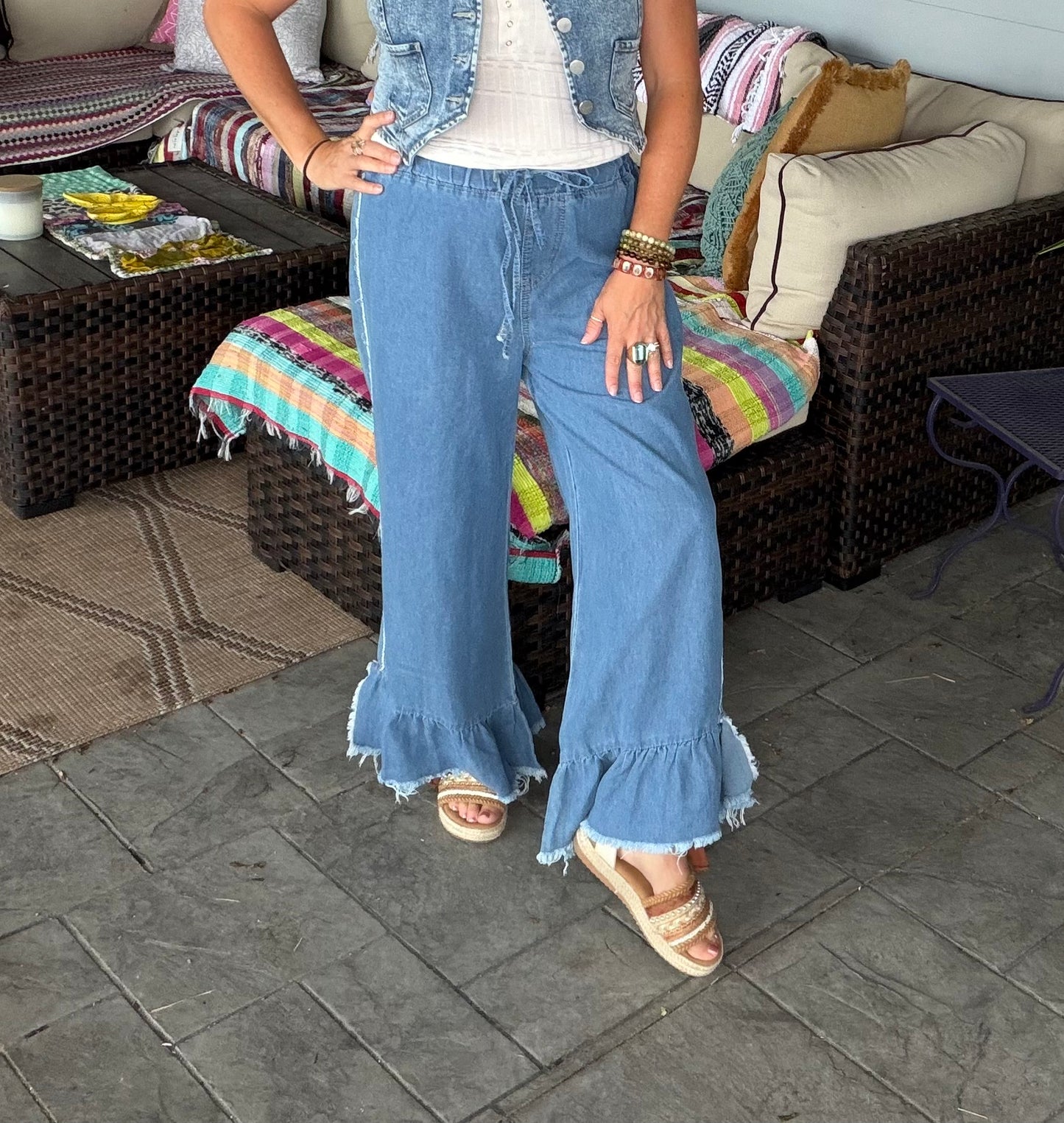 Christy Crop Denim Pants