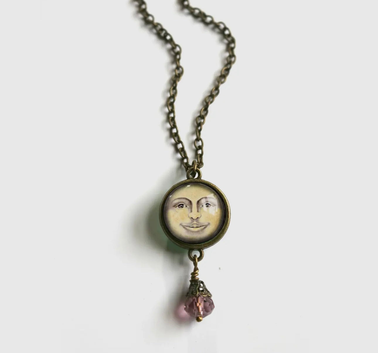 Victorian Moon Pendant