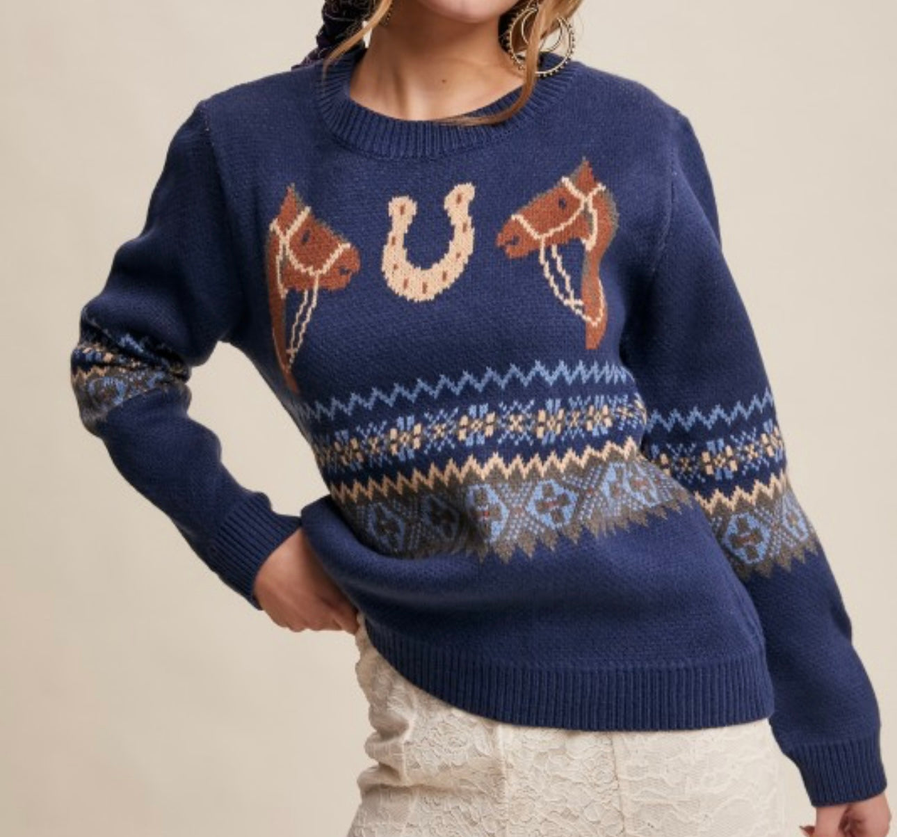 Dakota Horse Sweater