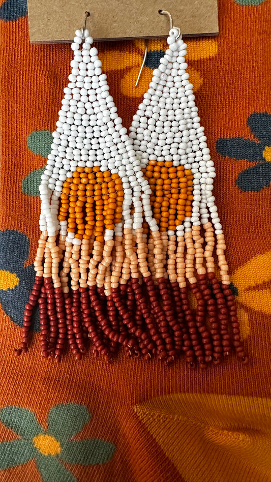 Desert sunrise beads