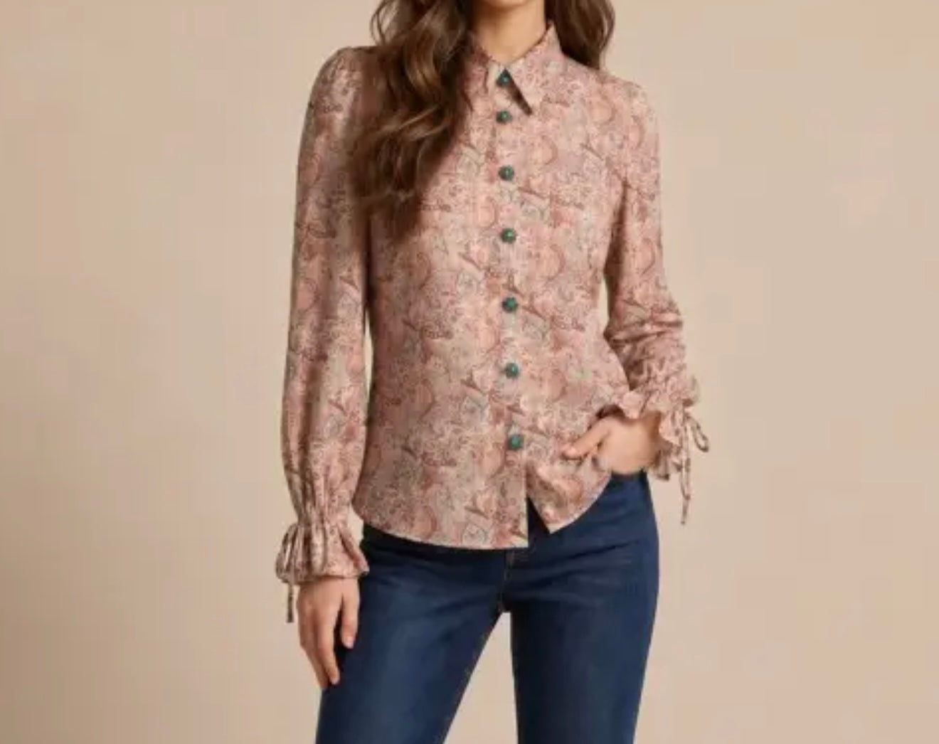 Paisley concho top