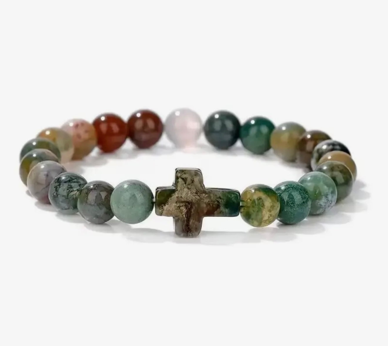Boho cross bracelet
