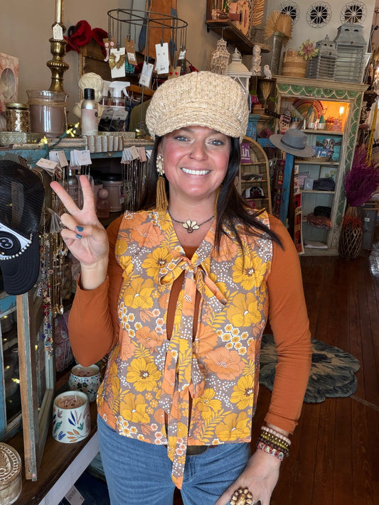 Hippie tie vest