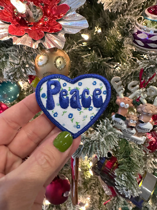 Heart peace patch