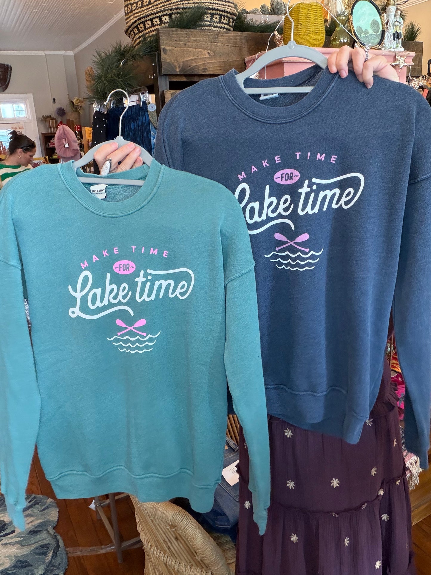Lake Time Crewneck