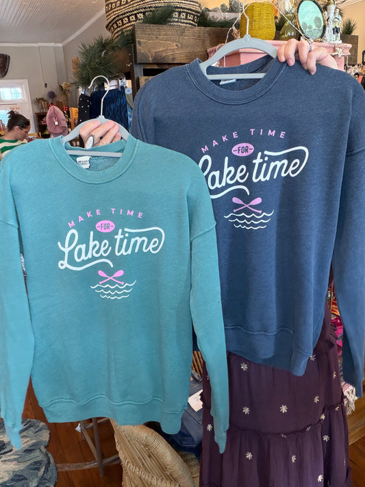 Lake Time Crewneck