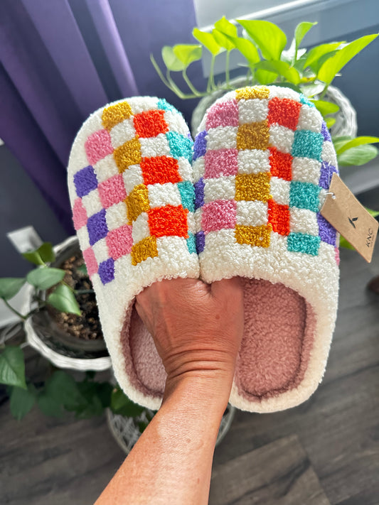 Colorful slippers