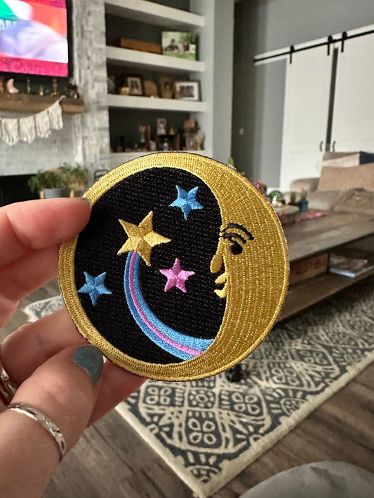 Crescent moon patch