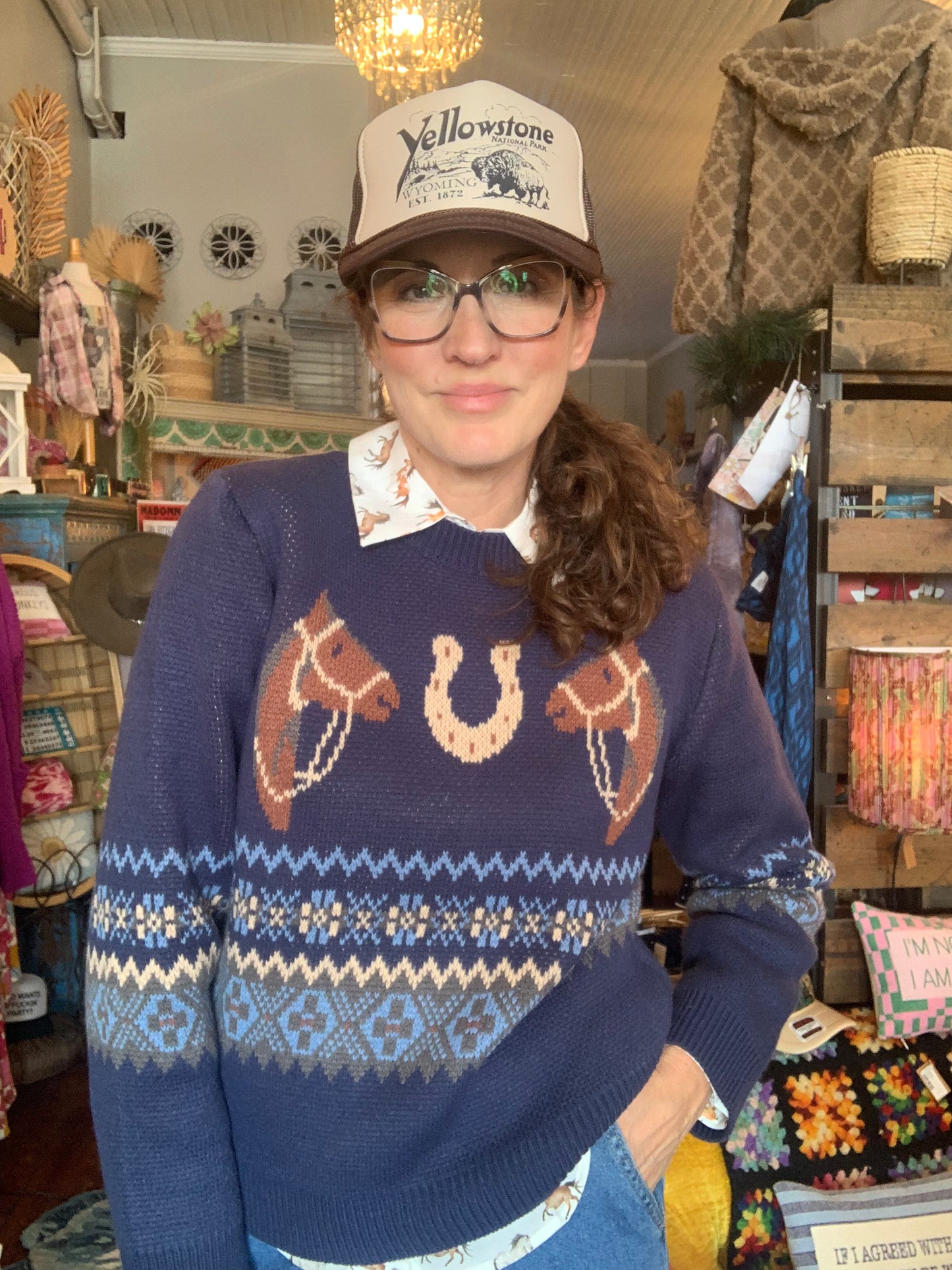 Dakota Horse Sweater