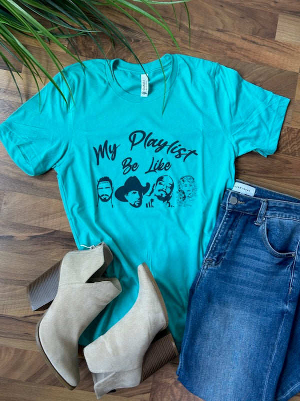 Playlists tee