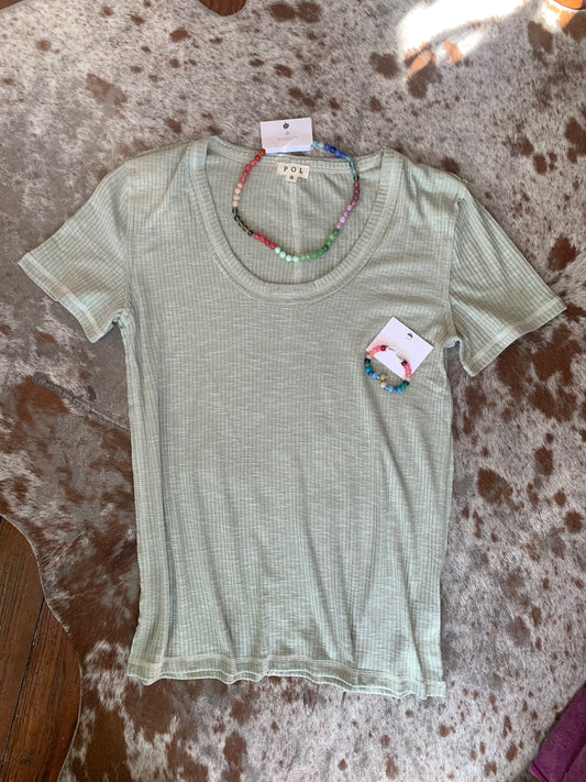 Subtle Sage Top