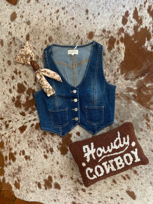 Risen Denim Vest