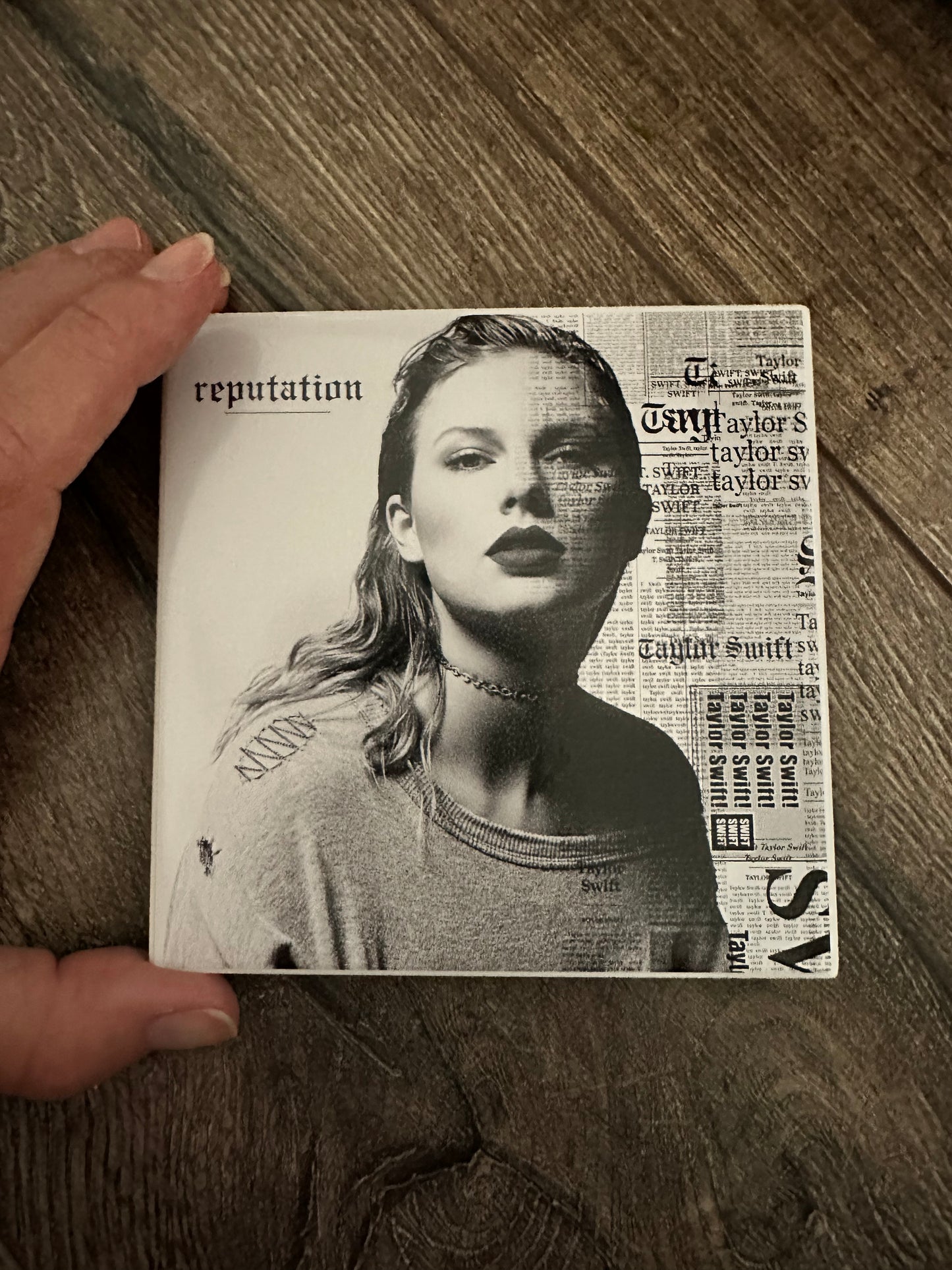 Taylor album coaster