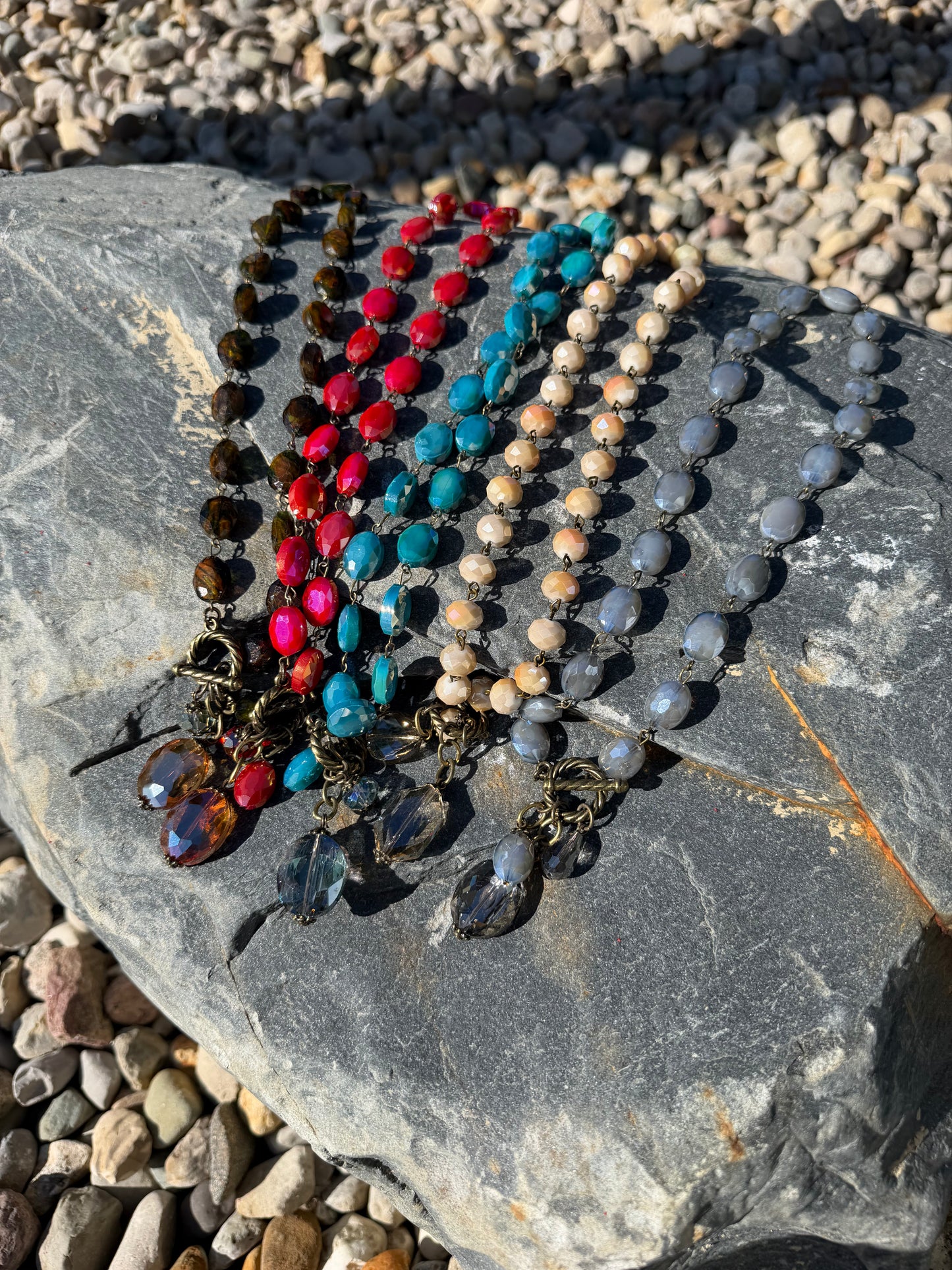 Rolling Stone Necklaces
