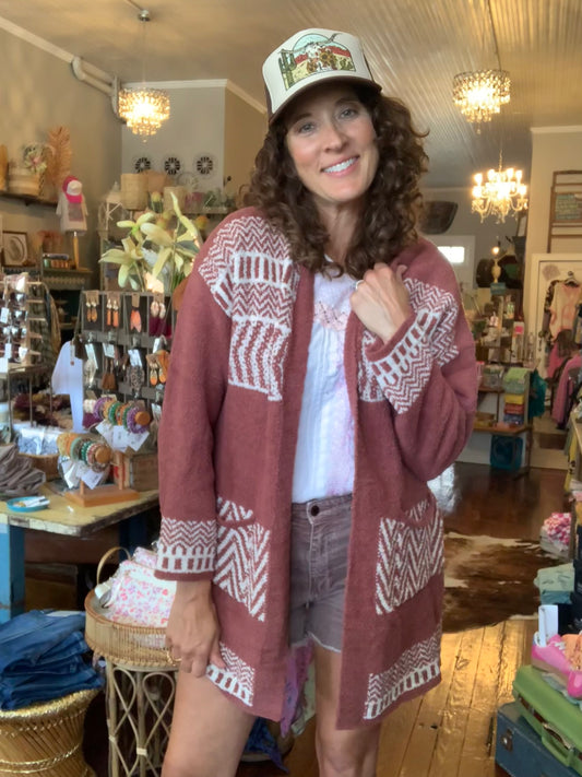 Aztec Ends Sweater