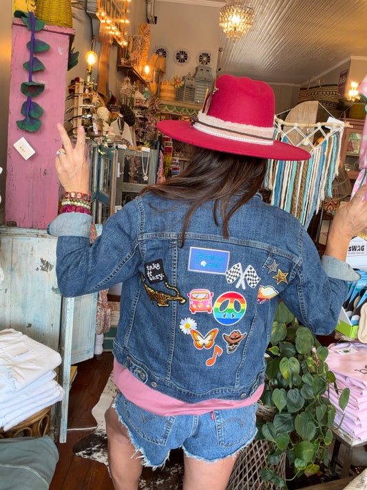 Custom Levi patch jacket